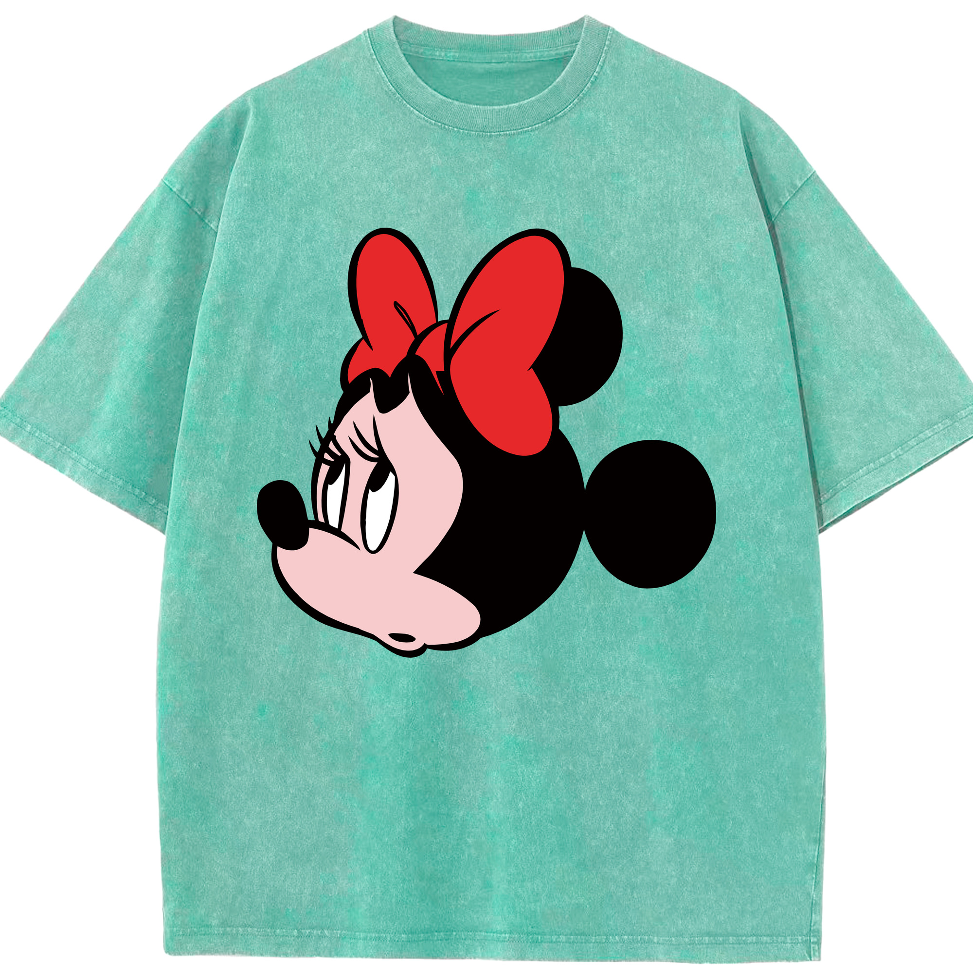 （画像用） ミッキーマウス Mickey Mouse 綿100% ヴィンテージ風 半袖Tシャツ（フロントプリント）